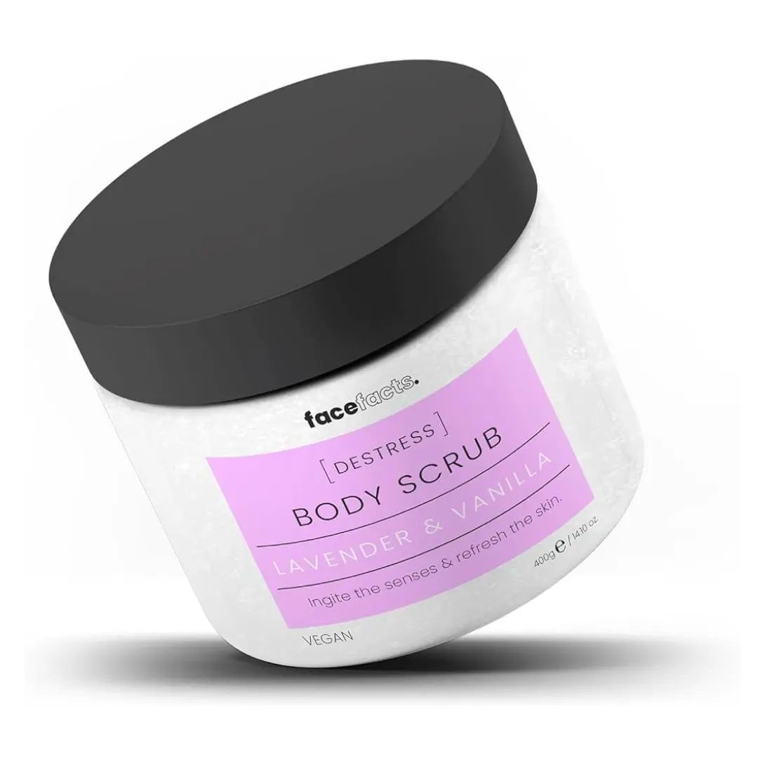 Face Facts Gommage corporel SPA Lavande + Vanille 400g Face Facts