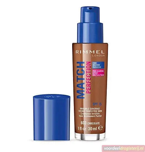 Fond de Teint Rimmel Match Perfection 30 ml - Chocolat 603 rimmel london