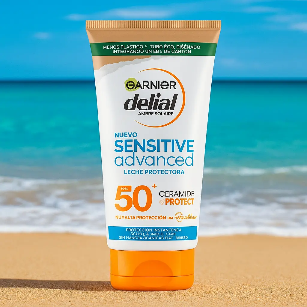 GARNIER Lait protecteur Sensitive Advanced éco-conçu Delial SPF50+ Ceramide Protect 175ml GARNIER