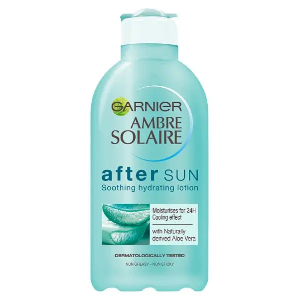 Garnier Ambre Solaire Lotion Après-Soleil Pour Le Visage & Le Corps À L’Aloe Vera, 175ml GARNIER
