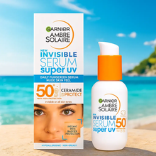 Charger l'image dans la galerie, Garnier Ambre Solaire Sérum Invisible Super UV SPF 50+ GARNIER