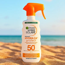 Charger l'image dans la galerie, Garnier Ambre solaire spray Hydra Protection 24 heures SPF 50 300 Ml GARNIER