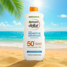 Charger l'image dans la galerie, Garnier Delial Sensitive Advanced Crème Solaire SPF50+ 400 ml GARNIER
