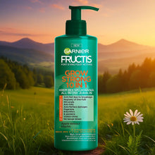 Charger l'image dans la galerie, Garnier Fructis Grow Strong 10 en 1 – Soin sans rinçage multifonction 400 ML GARNIER