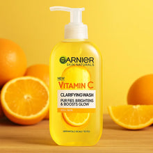 Charger l'image dans la galerie, Garnier - Gel nettoyant à la vitamine C pour une peau lumineuse 200ML GARNIER