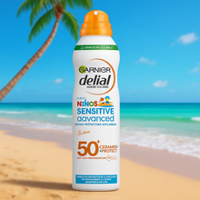 Charger l'image dans la galerie, Garnier KIDS SENSITIVE ADVANCED Brume protectrice anti-sable SPF50+ 200ML GARNIER