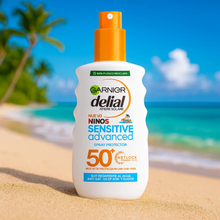 Charger l'image dans la galerie, Garnier NIÑOS sensitive spray avancé SPF50+ Pour Enfant 200ML GARNIER
