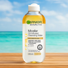 Charger l'image dans la galerie, Garnier Nettoyant pour le visage infusé d’huile d’eau micellaire 400ml GARNIER