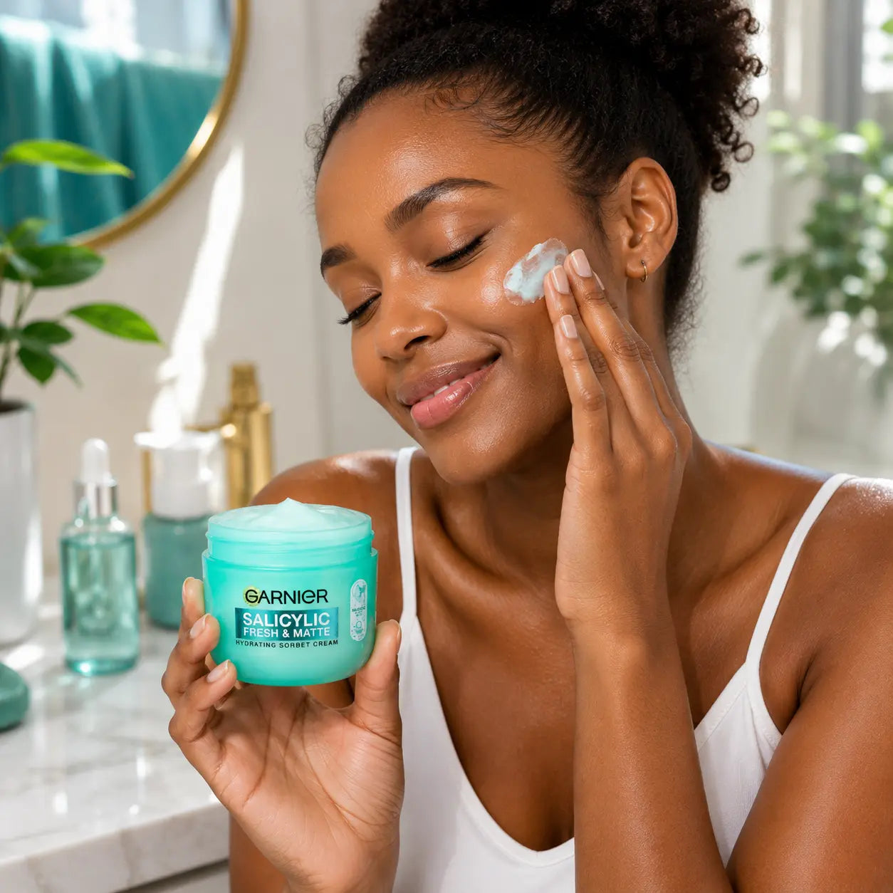 Crème Visage Sorbet Garnier Salicylic Fresh & Matte — 85 ml