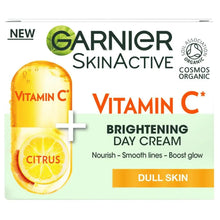 Charger l'image dans la galerie, Garnier Skinactive Crème de Jour Éclaircissante à la Vitamine C GARNIER