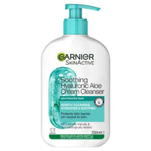 Charger l'image dans la galerie, Garnier Skinactive Crème Nettoyante Apaisante à l’Aloès 250ml GARNIER