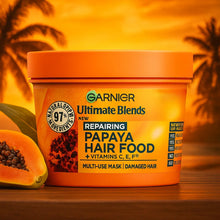 Charger l'image dans la galerie, Garnier Ultimate Blends Masque à la Papaye 390ml GARNIER