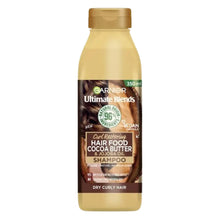 Charger l'image dans la galerie, Garnier Ultimate Blends Shampooing au beurre de cacao pour cheveux secs et bouclés 350 ml GARNIER