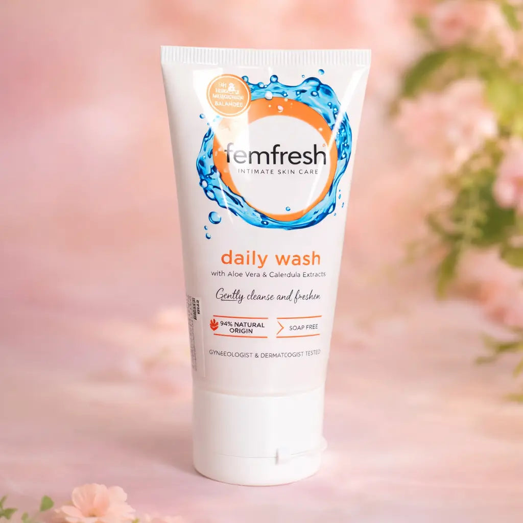 Gel intime Femfresh daily wash aloe vera & calendula — 50 ml