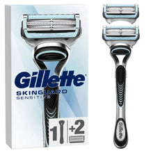Charger l'image dans la galerie, Gillette Rasoir Sensitive + 1 lame de rasoir pour hommes, pour les peaux sensibles et prévient les irritations cutanées GILLETTE