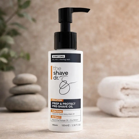 Huile Avant-Rasage The Shave Dr Prep & Protect — 100 ml