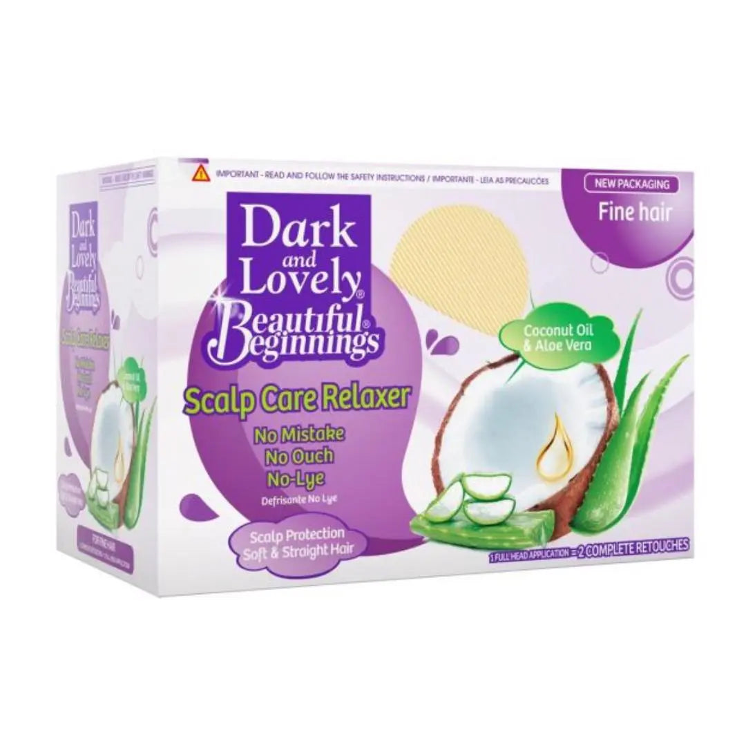 Kit soins défrisant capillaire pour enfant dark