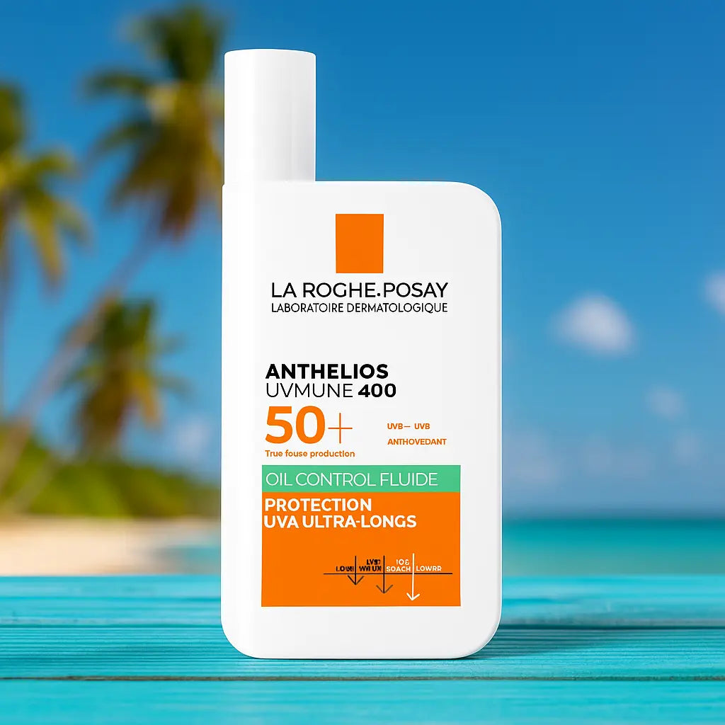 LA ROCHE-POSAY SPF50+ Fluide Solaire Visage Matifiant Avec Parfum, Peaux Mixtes à Grasses, 50ml LA ROCHE POSAY