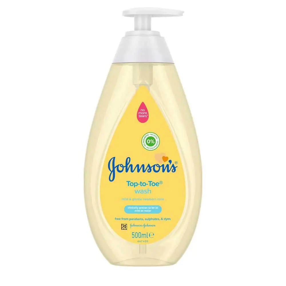 LAVE BÉBÉ SANS SAVON HYPOALLERGÉNIQUE NOUVEAU-NÉ 500 Ml BABY JOHNSONS