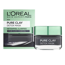 Charger l'image dans la galerie, L'Oréal Paris Masque Détoxifiant à l'Argile Pure 50 ml L'oreal