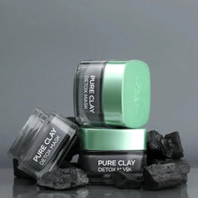 Charger l'image dans la galerie, L'Oréal Paris Masque Détoxifiant à l'Argile Pure 50 ml L'oreal