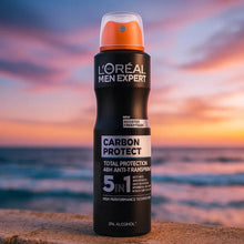 Charger l'image dans la galerie, L'Oréal Men Expert Carbon Protect Deodorant Spray, l'anti-transpirant 5 en 1 250 ML L'oreal