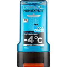 Charger l'image dans la galerie, L'oreal Men Expert Cool Power Gel Douche 300 ML L'oreal