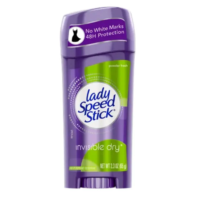 Lady Speed Stick Déodorant anti-transpirant INVISIBLE DRY Poudre Fraîche 65G LADY SPEED STICK