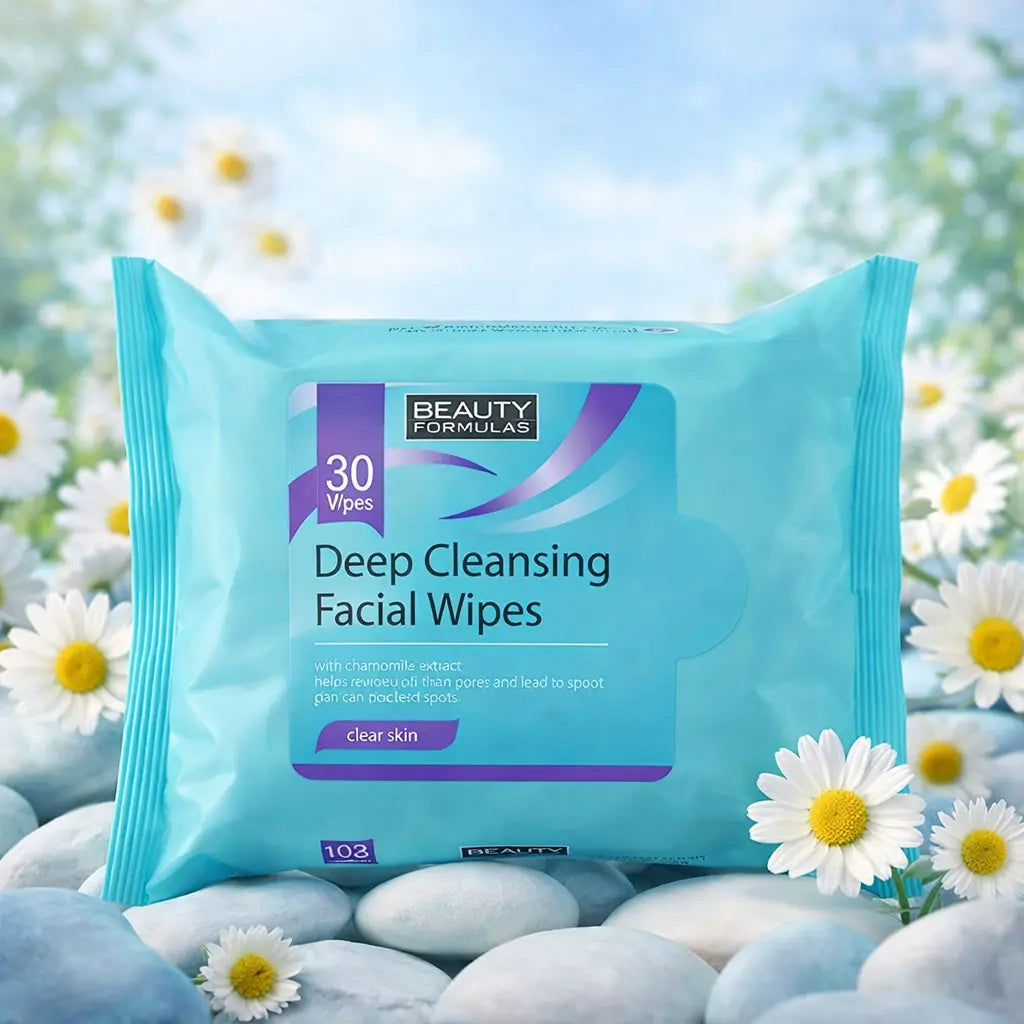 Lingettes Visage Beauty Formulas Deep Cleansing 30 lingettes