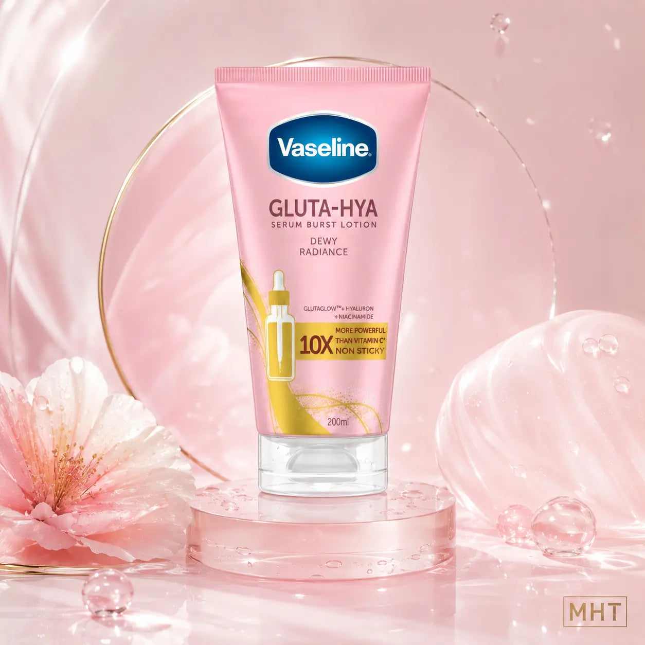 Lotion Corps Vaseline Gluta-Hya Serum Burst 75 ml