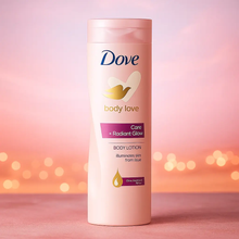 Charger l'image dans la galerie, Lotion pour le corps Dove Care+Radiant Glow 400 ml DOVE