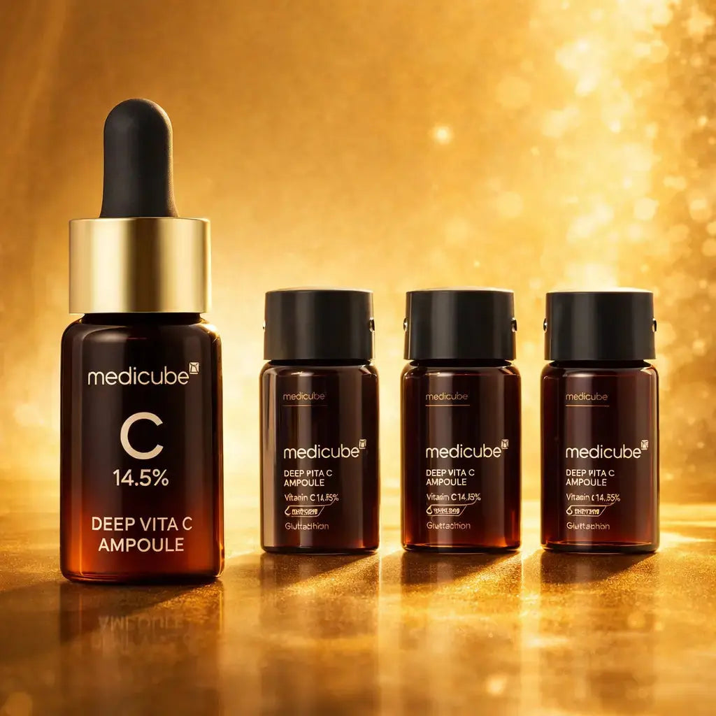MEDICUBE DEEP VITA C 14.5% AMPOULE Sérum Concentré à la Vitamine C – Éclat & Anti-Taches MEDICUBE