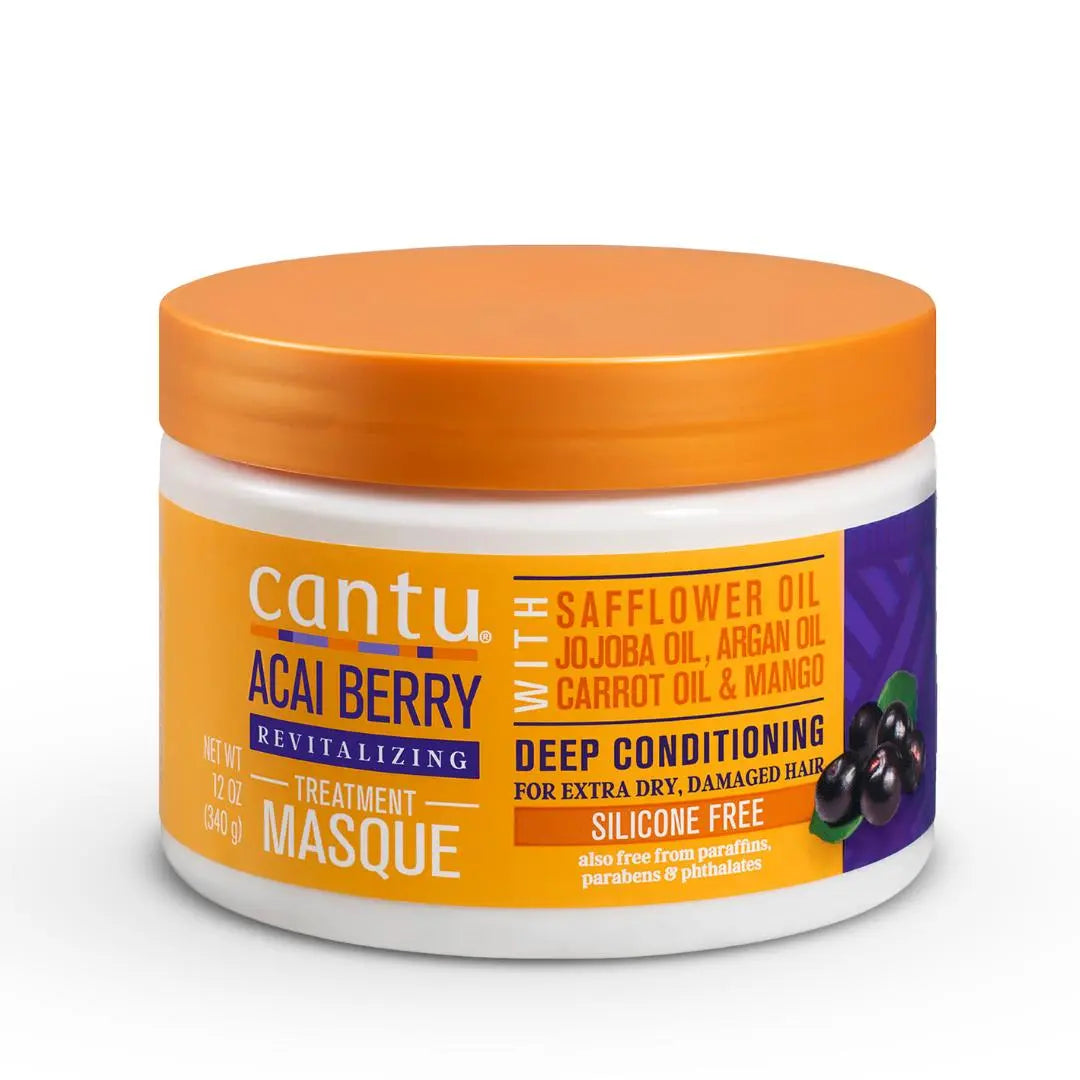 Masque de traitement revitalisant Cantu avec Acai Berry 340 g CANTU