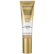 Charger l'image dans la galerie, Max Factor Miracle Fond de Teint Hybride Seconde Peau SPF20 - 30ml 07 Natural Medium max factor x