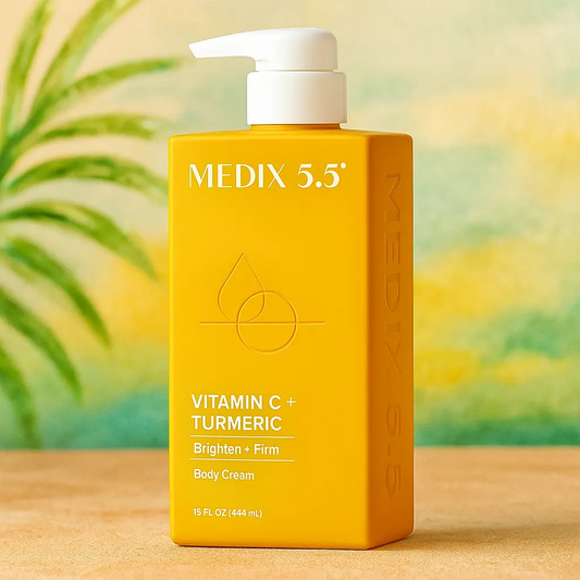 Medix 5.5 – Crème pour le corps à la vitamine C + curcuma (444 ml) MEDIX