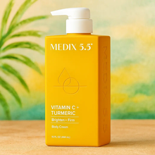 Charger l'image dans la galerie, Medix 5.5 – Crème pour le corps à la vitamine C + curcuma (444 ml) MEDIX
