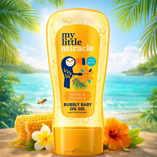 Gel Lavant Huileux Bébé My Little Miracle Miel & Vitamine E — 200 ml
