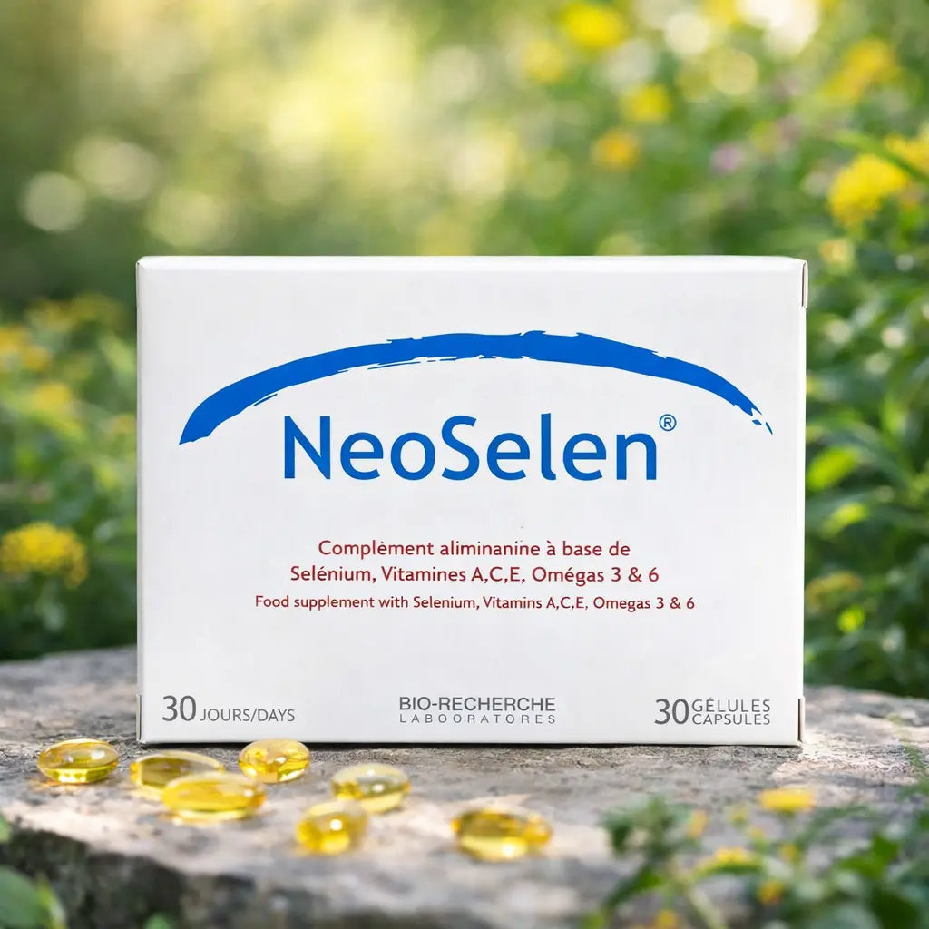 Complément NeoSelen Sélénium + Vitamines A, C, E + Omégas 3 & 6 — 30 gélules
