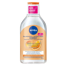 Charger l'image dans la galerie, NIVEA Eau Micellaire Energie - Nettoyant Visage - Aux acides aminés - pH neutre - Vitamine C - 400 ml NIVEA