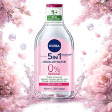 Charger l'image dans la galerie, NIVEA Eau micellaire démaquillante, peaux sèches et sensibles, 400 ml