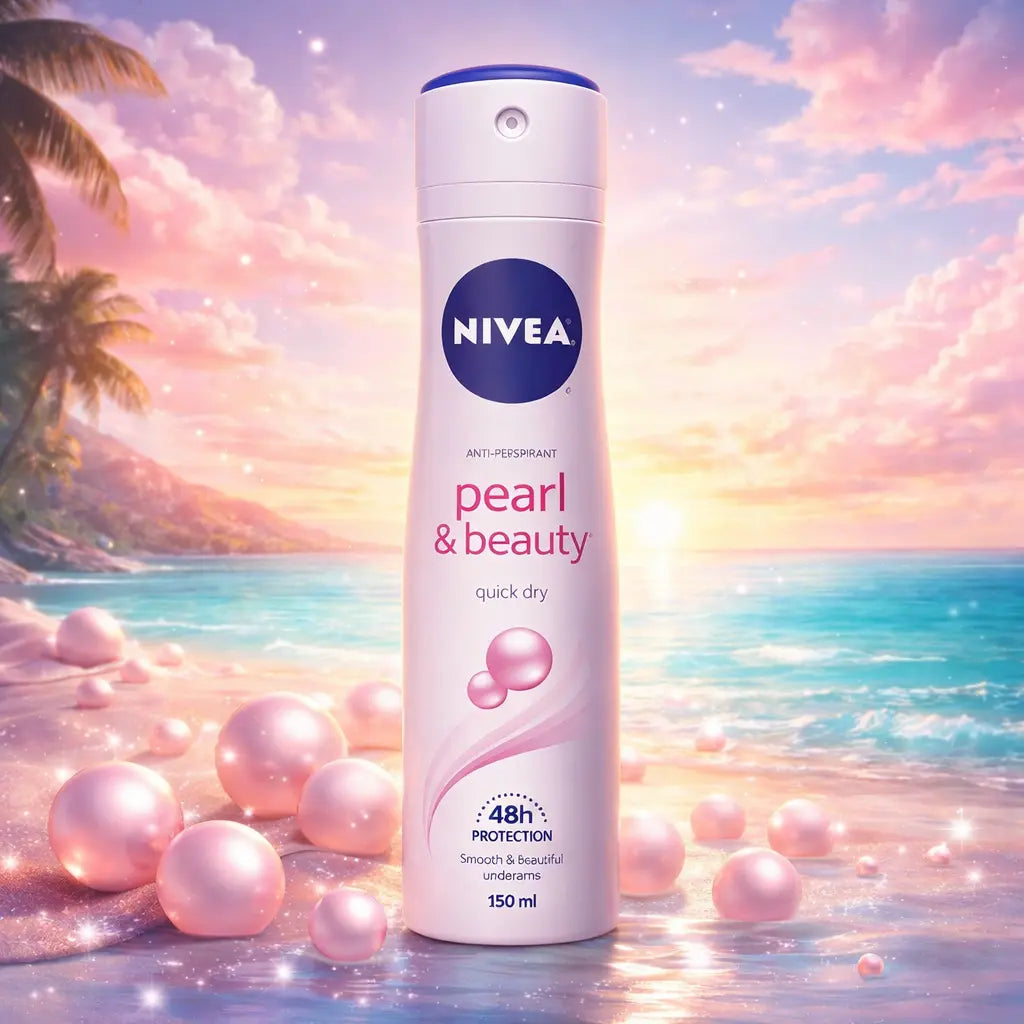 NIVEA Pearl & Beauty – Déodorant Spray Antiperspirant (150 ml) NIVEA