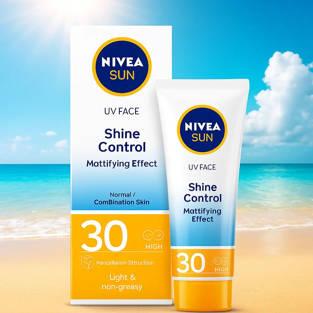 NIVEA SUN – UV Contrôle de la brillance du visage SPF30 (effet matifiant).50 ML NIVEA