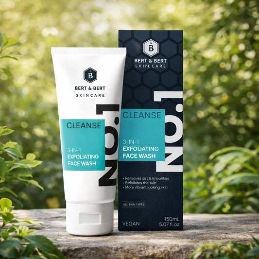 Nettoyant Exfoliant Visage 3-en-1 Bert & Bert Cleanse — 150 ml