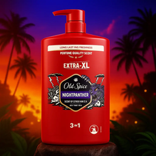Charger l'image dans la galerie, Old Spice Gel douche et shampoing Nightpanther XL 3 en 1, 1 000 ml OLD SPICE