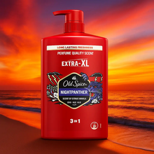 Charger l'image dans la galerie, Old Spice Gel douche et shampoing Nightpanther XL 3 en 1, 1 000 ml OLD SPICE