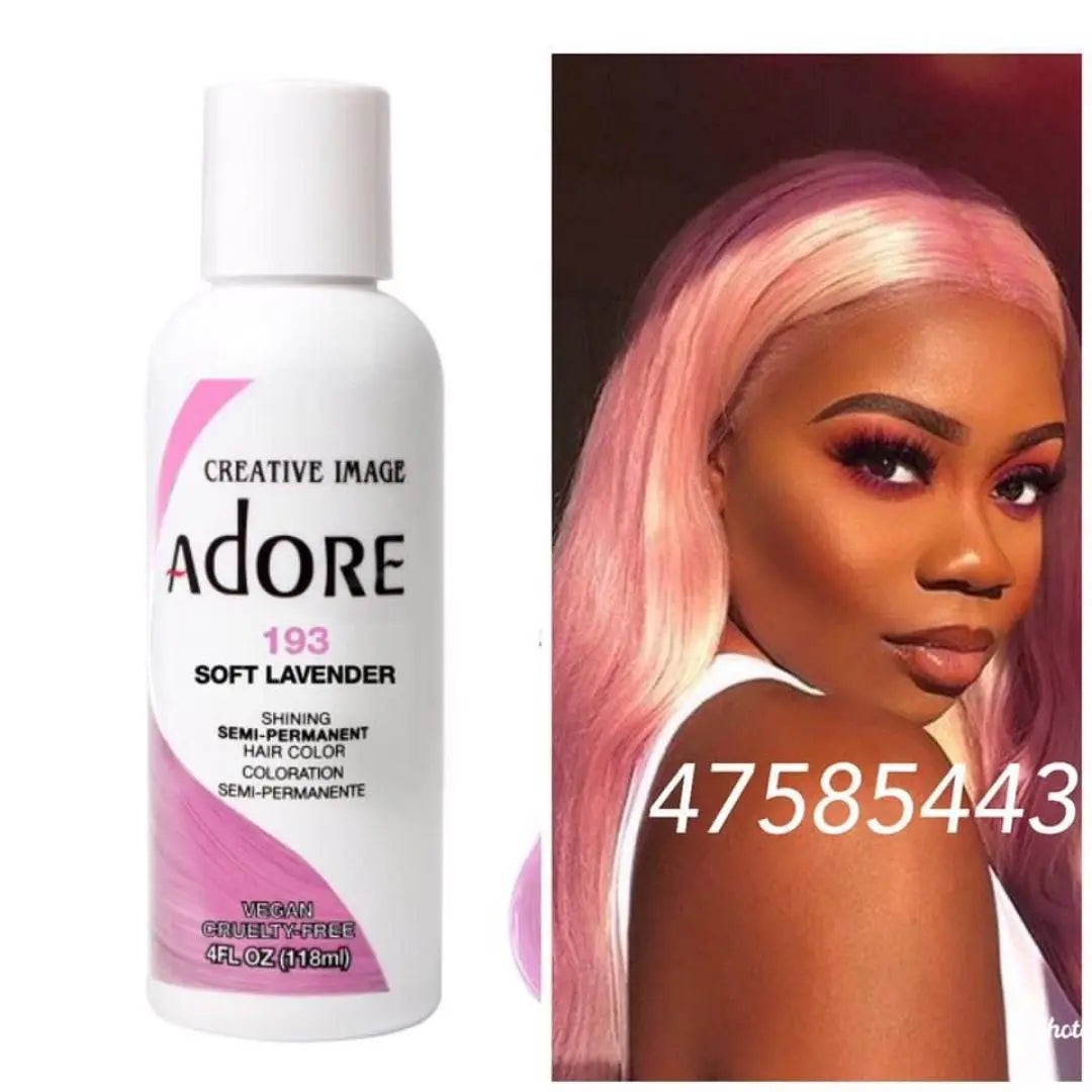 Coloration de Cheveux Semi-Permanent ADORE 193