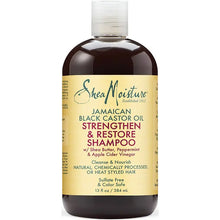 Charger l'image dans la galerie, Shampooing Ricin Black Castor Oil 384 ml (Grow & Restore) SHEA MOISTURE