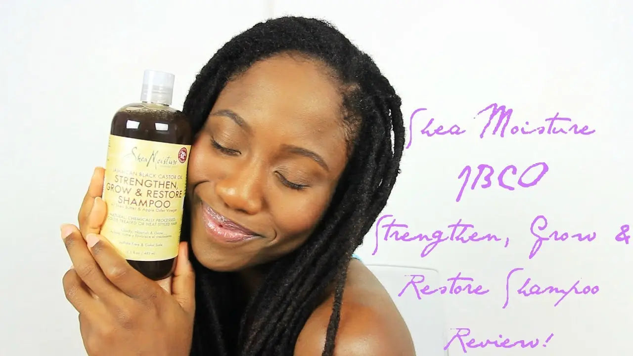 Shampooing Ricin Black Castor Oil 384 ml (Grow & Restore) SHEA MOISTURE