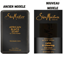 Charger l'image dans la galerie, Shea Moisture Savon noir African & Karité 230g SHEA MOISTURE