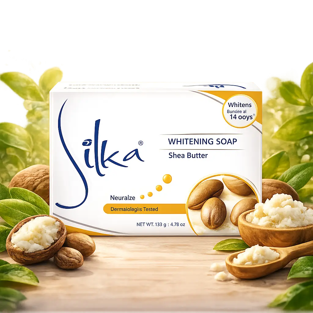 Savon Éclaircissant Silka Beurre de Karité — 135 g